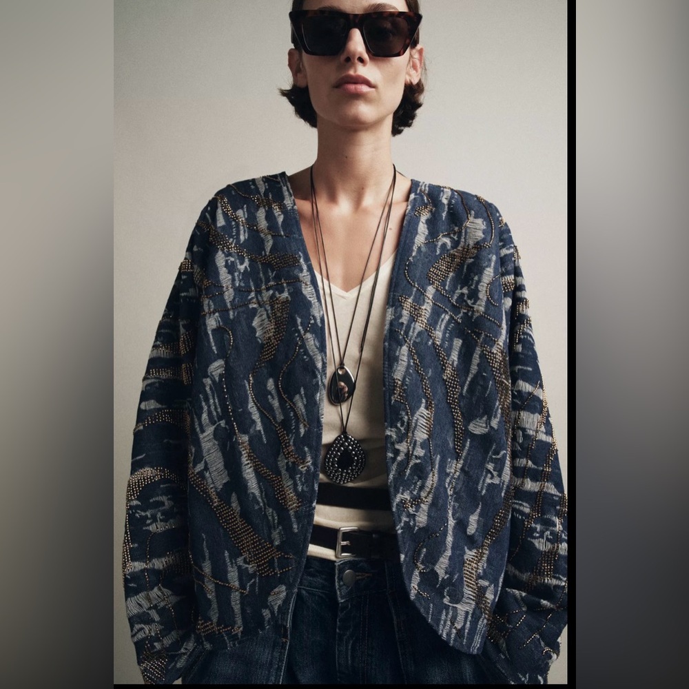 Zara beaded  Kimono
